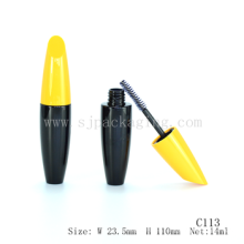 14ml tubo con silicona mascara cepillo vacía ojo maquillaje plástico rimel embalaje